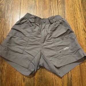 AFTCO Men's Charcoal Cargo Gray Shorts